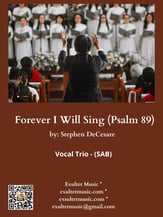 Forever I Will Sing Vocal Solo & Collections sheet music cover